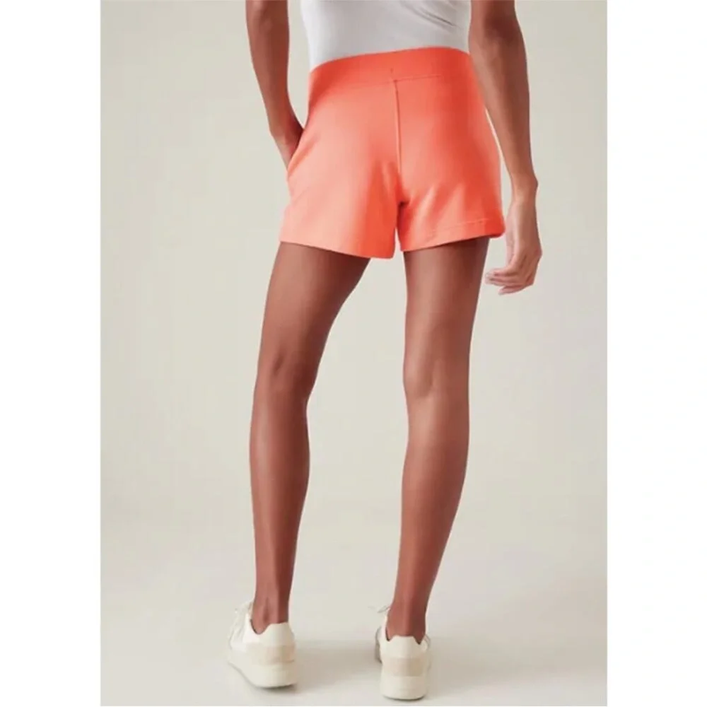 Athleta Balance 4" Shortie W/Pockets‎ Size XL Sunset Glow- Coral NWT - Picture 2 of 6